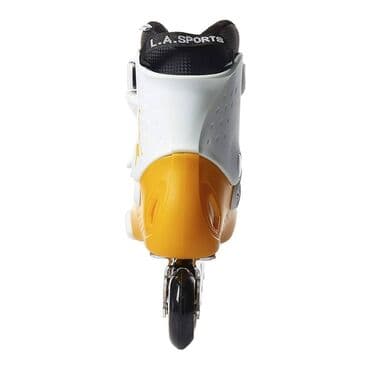 uşaqlar üçün tekerli krosovkalar: İnline konki – L.A. Sports - Rəng: narıncı-ağ korpus, qara daxili — 4