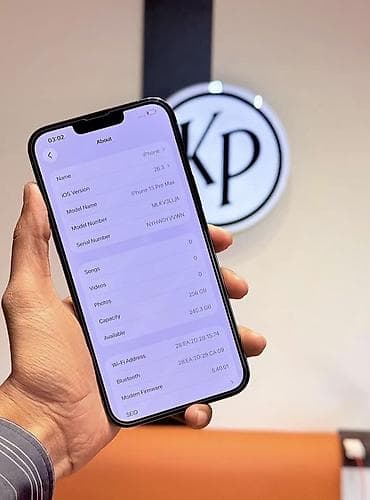 iphone 13 kreditle: IPhone 13 Pro Max, 256 GB, Sierra Blue, Face ID, Hissə-hissə ödəniş, Simsiz şarj — 3