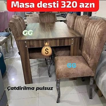 metal stul: Masa desti rəng seçimi var — 1