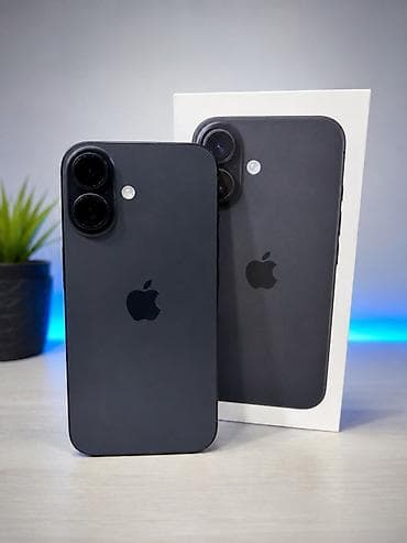 IPhone 16, Qara, Zəmanət lalafo.az -da IPhone 16, Qara, Zəmanət
