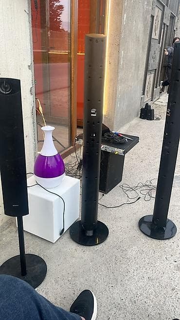 ayfon 7 plus: Sony ev kinoteatrı akustik sistemi Komplekt: - 2 ədəd hündür “tower” — 6