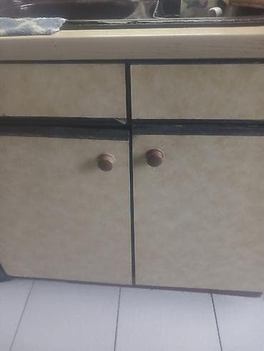 iwlenmiw masa: Mətbəx dolabı dəsti - Klassik dizaynlı alt və üst modullar - İşıq bej — 5