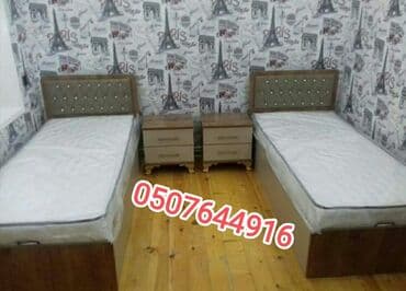 ikinci əl yataqlar: Yeni, Təknəfərlik çarpayı, Bazasız, Matras ilə, Siyirməsiz, Azərbaycan — 3