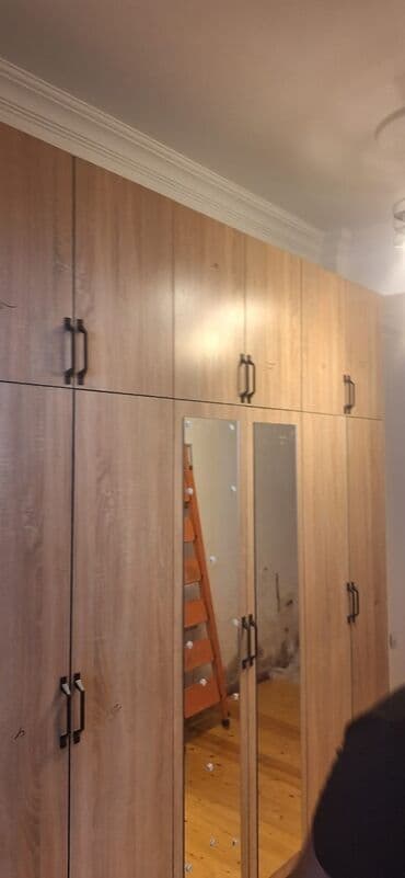 darvaza qapı: Açılan, 6 qapı Düz dolab, Qarderob, paltar dolabı — 3