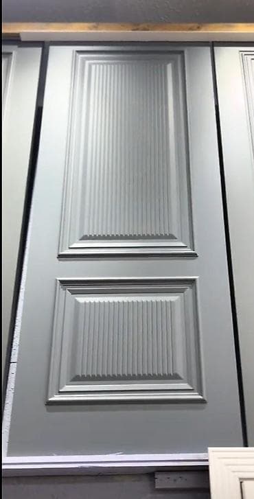 qapi celengi: Ağ rəngli şüşəli otaq qapısı - Klassik dizayn: 3x3 bölməli (cəmi 9 — 2