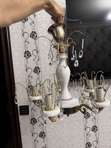 Xalçalar: Çılçıraq, 5 lampa, Keramika — 2