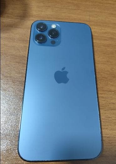 IPhone 12 Pro Max, 128 GB, Pacific Blue, Simsiz şarj, Face ID