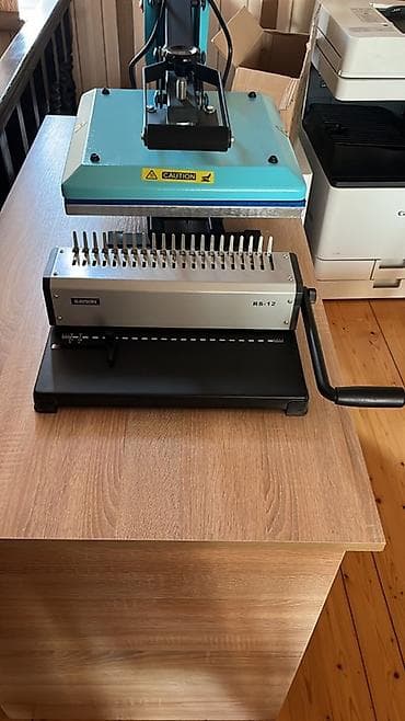 Оборудование для производства: Tekstil və suvenir çapı üçün istilik pressi + rəqəmsal printer dəsti — 7