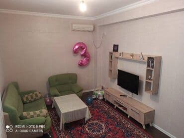 yasamalda satilan bina evleri: 3 otaqlı, Yeni tikili, m. İnşaatçılar, 55 kv. m — 10