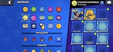 Məhsul: Brawl Stars oyun hesabı Xüsusiyyətlər: - Kupa yolu: 98,499 — 7