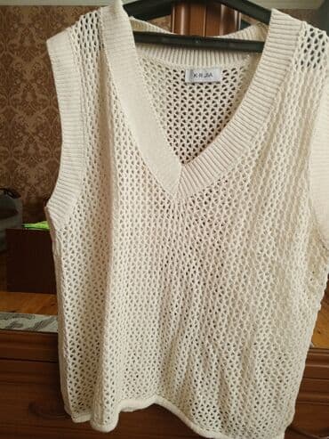 ağ sarucka: Jilet, One size, rəng - Ağ — 1