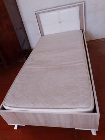 2 ci el yataq: İşlənmiş, Təknəfərlik çarpayı, Bazasız, Matras ilə, Siyirməsiz — 1