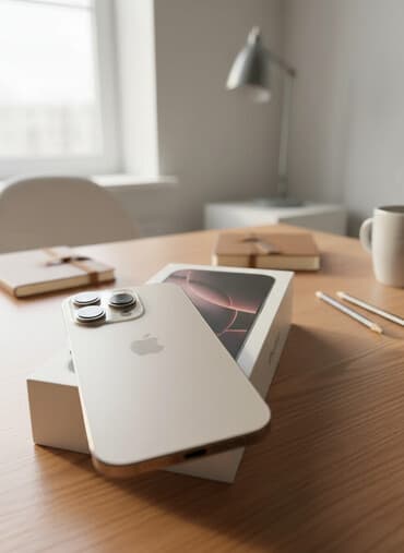 наушники apple: IPhone 16 Pro, 256 ГБ, Desert Titanium, Face ID — 1