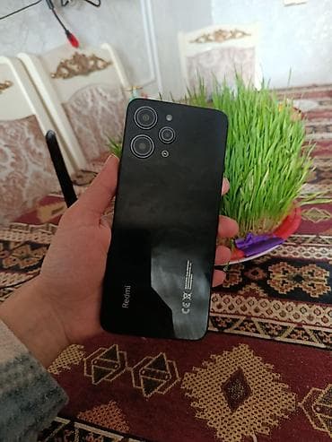 redmi k80: Redmi 12, 128 GB, rəng - Qara, Sensor, Barmaq izi, İki sim kartlı — 1