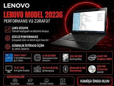 lenovo komputer: 🔥 LENOVO CORE i7 - İŞ VƏ DƏRS ÜÇÜN SƏRFƏLİ VƏ İDEAL NOUTBUK! 🔥 Təcili — 1
