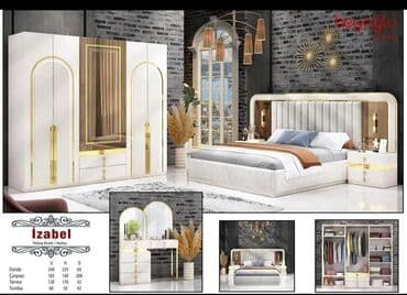 İkinəfərlik çarpayı, Dolab, Termo, 2 tumba, Azərbaycan, Yeni