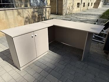 Kompüter masası, Açılmayan, Laminat, Künc masa