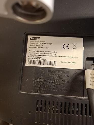 samsung plano: Samsung 22" LCD TV – model LE22C450E1W Xüsusiyyətlər: - Ekran: 22 — 3