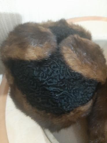 yun papaqlar: Qış üçün klassik xəz papaqlar (2 ədəd) - Növ: Xəz papaq — 2