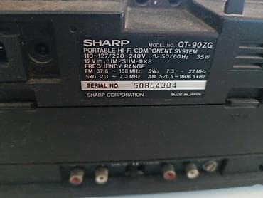 Audio: Sharp QT 90 yapon maqnitaonu radiosu işləyir FM də var kaset yeri — 4