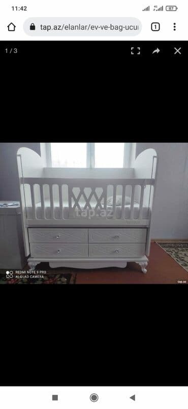 komi: Oğlan və qız üçün, İşlənmiş, Dördbucaq, Beşik, Dəst ilə, Matras ilə, Yellənmə mexanizm ilə — 7