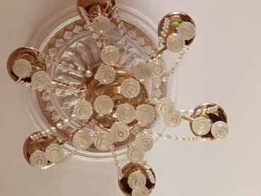 люстр бра светильников: Çılçıraq, 6 lampa, Metal — 2