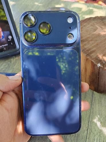 iphone 8pulus: IPhone 17 Pro Max, 256 GB, Blue Titanium, Barmaq izi, Face ID, Sənədlərlə — 7
