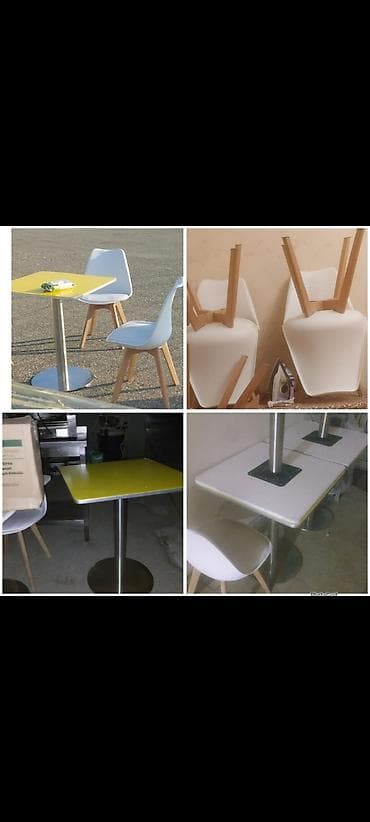 Kafe-restoran, coffe shop uchun 8 dest masa desti- bir desti 110 Azn