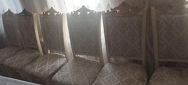 heyet ucun oturacaqlar: 6 eded stul 160 — 1