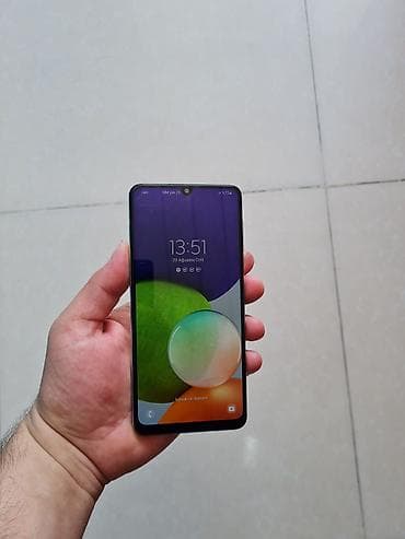 iphone xs plata: Samsung Galaxy A22, 64 GB, rəng - Mavi, İki sim kartlı — 1