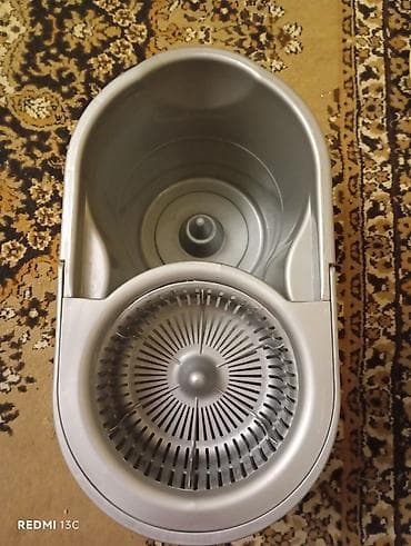 mop: Biri 3 man. istifadə olunub. əla vəziyyətdədir Döner səbətli mop — 7