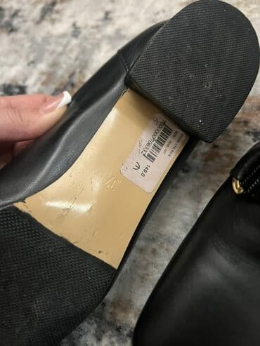 Basanoşka və səndəllər: Qadın üçün klassik qara baletka/loafer ayaqqabı - Brend: Ender & — 3