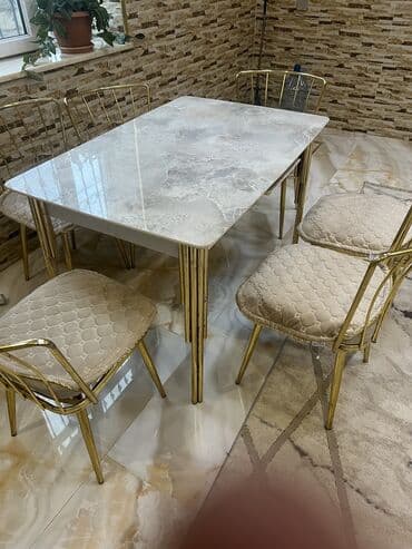 мойка шкаф для кухни: Mətbəx üçün, İşlənmiş, Açılan, Dördbucaq masa, 6 stul — 2