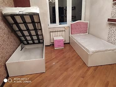 çarpayı dəmir: Yeni, Təknəfərlik çarpayı, Bazalı, Matras ilə, Siyirməsiz, Azərbaycan — 8