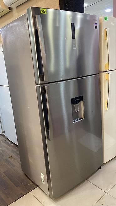 2 qapılı Samsung Soyuducu Satılır, rəng - Gümüşü, Dispenserli