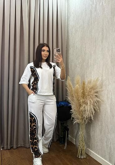 palt: Qadın idman dəsti – 2 hissəli - Üst: rahat kəsimli, qısa oversize — 7