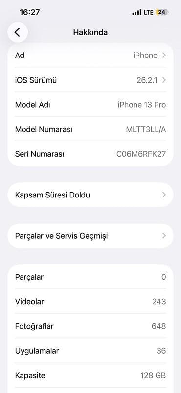 iphone 13 pro kabro: IPhone 13 Pro, 128 GB, Gümüşü, Face ID — 3
