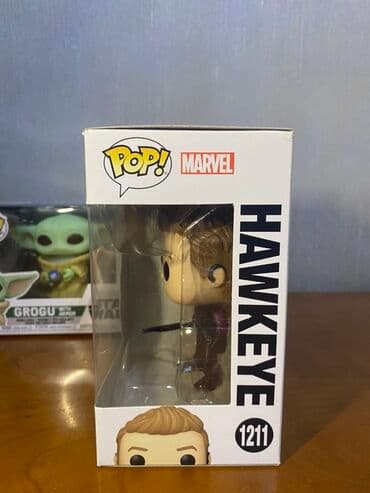 şuşa qalası maketi: Funko Pop! Marvel Studios Hawkeye vinil fiquru, kolleksiya üçün əla — 2