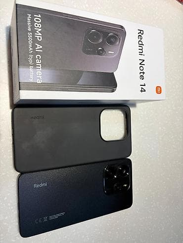 Xiaomi Redmi Note 14 – qutu və aksesuarları ilə Əsas xüsusiyyətlər: -