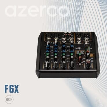 sesyazma: RCF F 6X professional musiqi mikseri. Kompakt dizaynı və çoxsaylı — 4