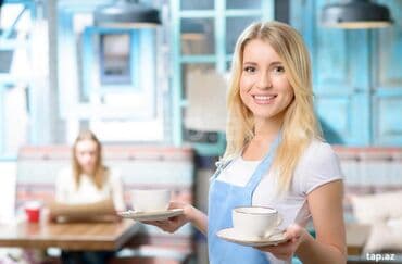 iş axtaranlar ofısıant: Ofisiant tələb olunur, Kafe, Gündəlik ödəniş, İstənilən yaş, Təcrübəsiz — 1