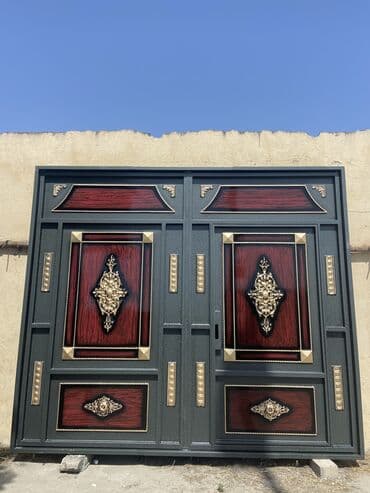 ən ucuz darvazalar: Eni-3 Hündürlük-2.60 Çərçivə-8lik Şveller,List-2.5,Profil — 2