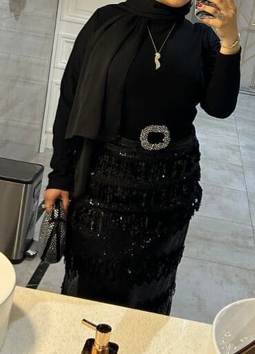 transformer qadın ətəkləri: Maksi Ətək, 3XL — 3