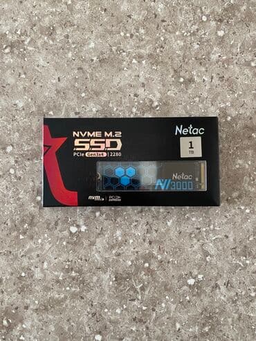 SSD diskləri: Daxili SSD disk Netac, 1 TB, M.2, Yeni — 2
