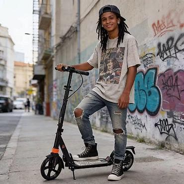 Самокаты: Urban Şəhər üçün yığcam skuter - Yüngül və möhkəm alüminium gövdə - — 2