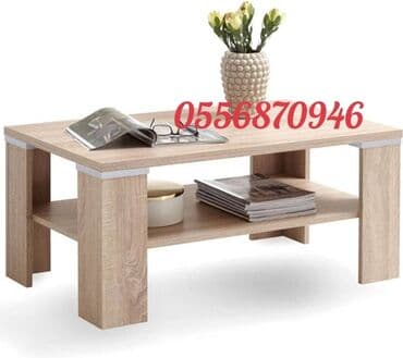 Masalar: Jurnal masası, Yeni, Açılmayan, Laminat, Dördbucaq masa — 4