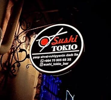 köynək çap: 🔹️Neon işıqlar 🔹️Qabarıq ( işıqlı,işıqsız) hərflər 🔹️Light box — 30