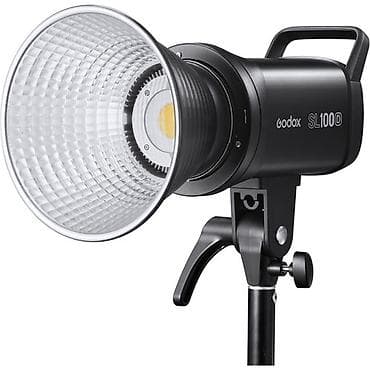video reqistrator: Godox SL100D LED işıq - 100W gücündə gündüz işığı (5600K) balanslı — 1