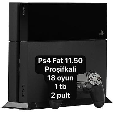 bos keys: PlayStation 4 Cuh1006a sistem versiyasi 11.50 1tb təmizdir çox az səs — 1