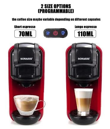 çirkab su: Qəhvə maşını Sonashi, Su qabı ilə, Yeni — 5